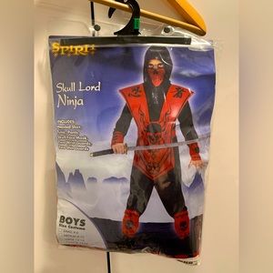 Spirit Halloween Skull Lord Ninja Costume - Boy’s size L